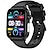 billige Smartwatches-iMosi ET570 Smart Watch 1.96 inch Smartur Bluetooth EKG + PPG Temperaturovervågning Skridtæller Kompatibel med Android iOS Dame Herre Handsfree opkald Vandtæt Mediakontrol IP68 38 mm urkasse