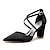 olcso Esküvői cipők-Női Esküvői cipők Valentin-napi ajándékok Fehér cipők Esküvő Parti Napi Menyasszonyi cipők Csat Vaskosabb sarok Erősített lábujj Elegáns Divat Szatén Kereszt szíj Bor Fekete Fehér