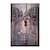 billige Personmalerier-håndlaget oljemaleri lerret veggkunst dekorasjon figur abstrakt regn gatelandskap for hjemmeinnredning rullet rammeløst ustrukket maleri