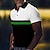 cheap Classic Polo-Men&#039;s Golf Shirt Golf Polo Work Casual Lapel Short Sleeve Basic Modern Plain Button Spring &amp; Summer Regular Fit Blue Orange Green Golf Shirt