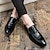 cheap Men&#039;s Slip-ons &amp; Loafers-Men&#039;s Loafers &amp; Slip-Ons Dress Shoes Reptile Shoes Walking Business British Gentleman Wedding Office &amp; Career Party &amp; Evening Nappa Leather Comfortable Black Brown Spring