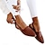 abordables Sandalias de mujer-Mujer Sandalias Zapatos Confort Tacón Bajo Dedo Puntiagudo Confort PU Almendra Negro Blanco