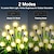 preiswerte Bodenlichter-1 Stück 12 LED Solar-Glühwürmchenlampe für den Garten, schwankende Lichter, 2 Blinkmodi, wasserdicht für Rasen, Gehweg, Hof, Terrasse