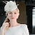 cheap Fascinators-Headbands Fascinators Hats Tulle Sinamay Bowler / Cloche Hat Pillbox Hat Top Hat Wedding Tea Party Elegant Wedding With Feather Floral Headpiece Headwear