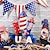 tanie Zapasy imprezowe i imprezowe-udekoruj swój dom na Dzień Niepodległości i Święto Narodowe: kreatywna drewniana tabliczka na drzwi - idealna amerykańska dekoracja ścienna do obchodzenia świąt patriotycznych na czwarty lipca/dzień