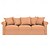 preiswerte Sofabezug-100% Baumwolle Bezug 3-Sitzer Sofa Bezug einfarbig Abdeckung
