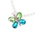 Недорогие Колье-Ожерелья с подвесками Кристаллы Жен. Элегантный стиль Цветной Цветочный Свадьба Необычные Ожерелье Назначение Свадьба Для вечеринок