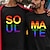 economico Camicie dell&#039;orgoglio-maglietta per coppia gay lettera 2 pezzi maglietta da uomo tee tee top girocollo vacanza quotidiana manica corta stampa stesso sesso lgbt orgoglio
