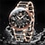 baratos Relógios Quartz-Nova marca olevs relógio masculino cronógrafo luminoso calendário 24 horas multifuncional relógio de quartzo negócios cerâmica à prova dwaterproof água relógio de pulso masculino