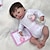 cheap Dolls-18 inch Reborn Doll Baby &amp; Toddler Toy Reborn Toddler Doll Doll Reborn Baby Doll Baby Reborn Baby Doll Newborn lifelike Gift Hand Made Non Toxic 3/4 Silicone Limbs and Cotton Filled Body with Clothes