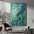 cheap Abstract Paintings-Handmade Canvas Abstract Thick Texture 3D Oil Painting Green Paintings Decor Living Room Large Home Wall Pictures No Frame