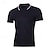cheap Classic Polo-Men&#039;s Golf Shirt Golf Polo Work Casual Lapel Short Sleeve Basic Modern Color Block Patchwork Button Spring &amp; Summer Regular Fit Black White Navy Blue Light Grey Golf Shirt