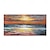 tanie Pejzaże-Ręcznie robiony obraz olejny na płótnie dekoracja ścienna nowoczesny abstrakcyjny wschód słońca krajobraz morski do salonu wystrój domu zwinięty obraz bezramowy, nierozciągnięty