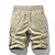 cheap Men&#039;s Printed Cargo Shorts-Men&#039;s Cargo Shorts Drawstring Graphic Cross Wrinkle Resistant Knee Length Outdoor Business Daily Fashion Designer Black Khaki Micro-elastic