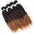 Χαμηλού Κόστους 3 Δέσμες με Τρέσες από Φυσική Ανθρώπινη Τρίχα-10α βραζιλιάνικες kinky σγουρές δέσμες ανθρώπινων μαλλιών ombre επέκταση μαλλιών καφέ χρώματος δέσμες σγουρά μαλλιά remy ύφανση ανθρώπινης τρίχας 3/δέσμη