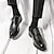 זול נעלי אוקספורד לגברים-בגדי ריקוד גברים נעלי אוקספורד נעלי בולוק לבש נעליים נעלי זוחלים הליכה עסקים ג&#039;נטלמן בריטי יומי דמוי עור נוח שרוכים שחור חום אביב