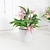 baratos Flores Artificiais &amp; Vasos-simulação de decoração de planta em vaso de flor de chuva