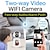 preiswerte IP-Kameras-2K 3MP Videoanrufe Smart-Kamera 2,4-Zoll-Bildschirm AI-Erkennung Zweiwege-Audio Farbnachtsicht 2MP Indoor-Babyphone ICSee-App