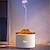 abordables Luces decorativas-Mini humidificador de aire con luz de llama de medusas volcán, difusor de aroma, medusas de aceite esencial para niebla de fragancia para el hogar