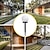 economico Illuminazione vialetto-3 pezzi luce solare da giardino piccola palla bianca luce rotonda lampadina a sfera luce led esterno decorativo paesaggio giardino villa prato luce spina di terra luce impermeabile