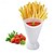 billige Lagring og oppbevaring-2 stk pommes frites hylleholder assortert saus chips snack kjegle dip kopp server potet kjøkken tallerken to kopper munn bordwar