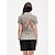 ieftine Colecția de designer-Pentru femei Tricou POLO Gri Manșon scurt Topuri Vestimenta Golf Doamnelor Haine Ținute Poartă Îmbrăcăminte