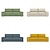 voordelige IKEA Covers-kivik hoes 3-zitsbank gewatteerd 100% katoen hoezen effen kleur ikea kivik serie