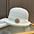 ieftine Pălării &amp; Fascinatoare-Palarioare Palarie Veșminte de cap Acrilic / Bumbac Pălărie Vară Clop Paie Căciulă Casual Concediu Elegant Epocă Cu Piatră Semiprețioasă Pene Diadema Articole Pentru Cap