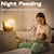 billiga Dekorativa ljus-snigel nattlampa rgb färgskiftande touchsensor sänglampa för babybarn, inomhus, sovrum