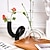 billige Skulpturer-farverig gennemsigtig glasvase med bøjet n-formet rør - dekorativt håndværk perfekt til blomster hydroponics, bordpladedekoration