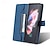 economico Cover Samsung-telefono Custodia Per Samsung Galaxy Z Fold 5 Z Fold 4 Z Fold 3 Porta carte di credito Protettivo per tutto il corpo Slot per schede Resistente agli urti Retrò PC pelle sintetica