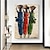 voordelige Schilderijen van mensen-handgemaakte olieverf canvas kunst aan de muur decoratie figuur abstracte afrikaanse vrouw voor huisdecoratie gerold frameloos ongerekt schilderij