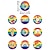 preiswerte Pride-Dekorationen-Pride-Aufkleber, 360 Stück Regenbogenaufkleber für LGBT-Aufkleberpakete in Bi-Trans-Queer-Lesben-Pride-Zeug, Schwulenaufkleber für Laptophülle, Motorradhelm, Pride-Parade, Pride-Monatsparty, Karneval