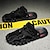 abordables Sandalias de hombre-Hombre Sandalias Retro Zapatos de Paseo Casual Diario Cuero Cómodo Botines / Hasta el Tobillo Mocasín Negro Gris Primavera Otoño