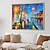 cheap Landscape Paintings-Oil Painting Handmade Hand Painted Wall Art Impression Landscape Canvas Painting Home Decoration Decor No Frame Painting Only