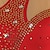 abordables Patinaje artístico-Vestido de patinaje artístico Mujer Chica Patinaje Sobre Hielo Vestidos Blanco Borgoña Azul Marino Oscuro Retazos Malla Licra Alta elasticidad Entrenamiento Profesional Competición Ropa de Patinaje