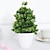 Недорогие Искусственные цветы и вазы-реалистичный искусственный лист гинкго в горшке с зеленым растением