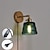 זול אורות קיר פנימיים-מנורת קיר תקע זכוכית/ללא תקע מנורת קריאה ליד המיטה ראש מיטה אורות צמודי קיר e27 גוף תאורה לקיר רקע סלון