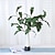 お買い得  造花＆花瓶-人工の天使のトランペットの枝2個セット：エレガントで魅惑的な装飾のための本物そっくりのフェイクの葉