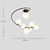 billige Lysekroner-taklampe 4/5/7 hoder varmt hvitt lys 50cm glass fullt kobber kreativt fullspektret øyebeskyttelse stue studie soverom 110-240v