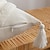billige Pudetrends-boho tuftet dekorativt pudebetræk hvid stribet bomuld beige kvast til hjemmet soveværelse stue