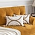 economico Tendenze cuscini-fodera per cuscino decorativa trapuntata boho in cotone marrone con nappa per il soggiorno della camera da letto di casa
