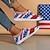 billiga Damsneakers-Dam Sneakers Platta Slip-Ons Plusstorlekar Flyknit skor Dagligen Amerikanska flaggan Platt klack Rundtå Ledigt Preppy Promenad Tyg Loafers Röd