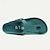 cheap Men&#039;s Slippers &amp; Flip-Flops-Men&#039;s Sandals Slippers &amp; Flip-Flops Flat Sandals Microfiber Breathable Comfortable Slip Resistant Loafer Buckle White Red Green