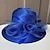 cheap Fascinators-Fascinators Hats Headwear Polyester Organza Bucket Hat Floppy Hat Sun Hat Casual Holiday Elegant Vintage With Feather Flower Headpiece Headwear