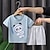 cheap Sets-2 Pieces Toddler Boys T-shirt &amp; Shorts Outfit Cartoon Short Sleeve Cotton Set Outdoor Fashion Daily Summer Spring 3-7 Years White Yellow Pink