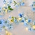 cheap LED String Lights-1pc Flower String Lights Blue 6 Petal, Battery Operated Floral Vine Fairy Lights for Bedroom, Party, Wedding, Christmas, Thanksgiving, All Season Decoration, Home, Fireplace, Staircase and Handrail