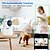 cheap IP Cameras-Hiseeu Indoor Security Camera 2.4G/5G 5MP Baby Monitor Pet Camera for Home Security PTZ 360 Auto Tracking 2 Way Audio Night Vision PIR Detection Local Storage