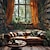 cheap Landscape Tapestry-Dream House Hanging Tapestry Wall Art Large Tapestry Mural Decor Photograph Backdrop Blanket Curtain Home Bedroom Living Room Decoration Window View Bookshelf Cottagecore