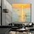 levne Abstraktní malby-monet impresionistická krajina východ slunce na moři ručně malovaný olejomalba krémový styl bydlení soom dekorace obraz vchod náměstí závěsné obrazy (bez rámu)